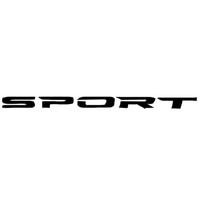 Naujas 4 vnt Automobilių lipdukas Sportinis šriftas Automobilio kėbulo lipdukas Automobilių durų ratlankiai Ratų stebulės Lenktynių lipdukas Išorės priedai Auto Produ juoda
