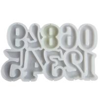 Baking Mold Heat-resistant Multi-use Silicone Decorating Numbers Chocolate Candy Mold Party Supplies skaidri
