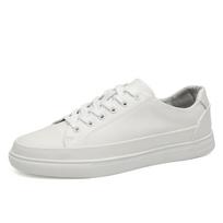 Fashion Men Casual Shoes Luxury Brand Italian Designer Skateboard Shoes Men's Sneakers High Quality Tenis Masculino Driving Oxford Shoes 37 balta