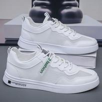 Fashion Men's Skateboard Shoes 2024 Summer New Breathable Comfortable Casual Sneakers Loafers Fashion Lace-up Hollow Out Flat Shoe Tenis 44 smėlis