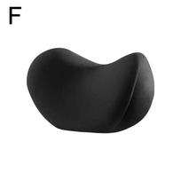 Universal Memory Foam Car Neck Pillow Protect Lumbar Back Car Cushion Headrest Car Relieve Stress Seat Support Breathable P P9Q0 black