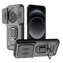Šarvuotas dėklas Xiaomi 14 Ultra 13T Redmi Note 13 12 12S 13C A3 POCO X6 X5 F5 C65 M6 Pro 4G smūgiams atsparus slankiojantis kameros telefono dangtelis Redmi Note 12S juoda
