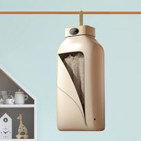 Electric Clothes Dryer Multiuse Save Space Folding for Laundry Wardrobe Dorm beige