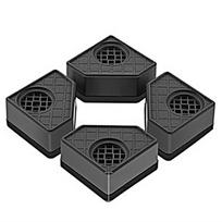 4x Heighten Washing Machine Anti Vibration Pad Cushion Easy to Install gray