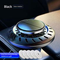 Solar Rotation Car Air Freshener Creative UFO Perfume Diffuser DIY Essential Oil Aromatherapy Ornament Car Interior Accessories gray