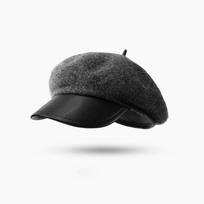 Women's Fall and Winter Windproof Warm Beret Spring Casual Comfortable Cloud Hat pilka