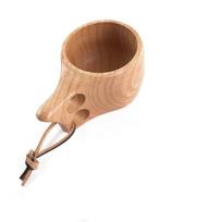 Personalizuotas kūrybingas medinis puodelis su rankena, pieno puodelis su mediniais kavos puodeliais 101-200ML brown