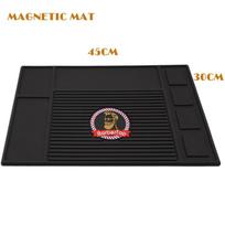 Hair Salon Barberia Magnetic Mat Professional Waterproof Scissors Combs Storage Cushion Barbershop Styling Tools Supplies