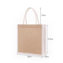 Fashion Linen Tote Bag Lunch Bags Food Storage Handbag Functional Portable Travel Picnic Outdoor Shopping Bag Storage Organizer balta