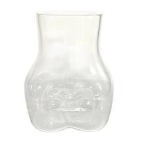450ml Sėdynės Gėrimo Puodeliai Skaidrus Borosilikatinis Stiklas Kavos Puodelis Juokingas Kavos Puodelis Stiklinis Moters Kūno Užpakalio Puodelis Pieno Vandens Puodeliai white