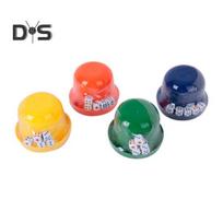 1 Set Dice Cup with 5 Dot Dice Heavy Duty Manual Shaker Cup Bar Party KTV Gambling Drinking Board Game Casino Equipment įvairiaspalvis