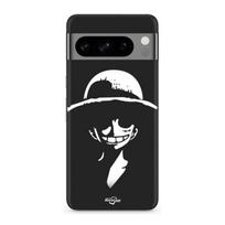 Case for Google Pixel 8 Pro Monkey D. Luffy black and white juoda