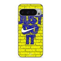 Case - MANIACASE - Google Pixel 9 Pro XL - Silicone - Soft - Just Do It Blue Yellow juoda