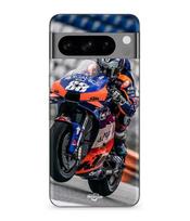 Case - MANIACASE - Google Pixel 8a Pro - Soft - Black Silicone - MIGUEL OLIVEIRA MOTO GP 88 juoda