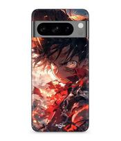 Case - MANIACASE - Google Pixel 8a Pro - Angry Luffy - Silicone - Soft juoda