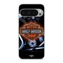 Case for Google Pixel 9 Pro Motorcycles Harley Davidson Logo juoda