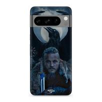 Case for Google Pixel 8 Pro Vikings ragnar lothbrok raven juoda