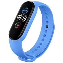 New Silicone Strap For Xiaomi Mi Band 4 5 6 7 Bracelet Sport Watch Wristband Miband4 miband7 Correa Mi band 3 4 5 6 7 Band miband 3 4 tamsiai mėlyna spalva