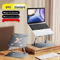 Folding Aluminum Alloy Laptop Stand with Heat Dissipation white
