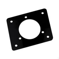 110V AC Port Adapter Plate Easy Installation Acrylic for 36V black