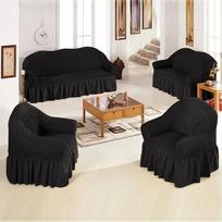 Fabric Skirt 1/2/3/4 Seater Sofa Cover 90-360cm Full Package Single Universal Elastic Sofa Slipcovers French Rustic Four Seasons S 90-140C