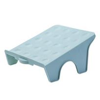 Convenient Shoe Organizer Unique Design Anti-deform Waterproof Double Shelf Shoe Rack ADM mėlyna