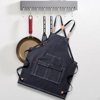 Canvas Apron for Artists and Chefs juoda