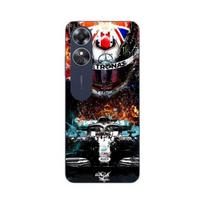 Coque Oppo A17 lewis hamilton mercedes 44 Maniacase juoda