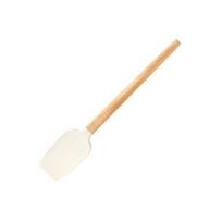 Silicone Spatula Wooden Handle Heat Resistant Food Grade BPA Free Dishwasher Safe Baking Non-scratch Flexible Scraper Baking Spatula Kitchen Gadgets S B