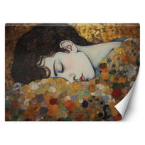 Wallpaper Portrait of a woman - G. Klimt 100x70 auksinė