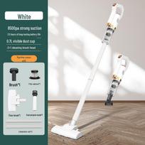 Nešiojamas daugiafunkcis belaidis rankinis dulkių siurblys ir oro pūstuvas namams ir automobiliui 968 White. English packaging balta
