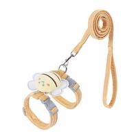 Outdoor Traction Rope for Cats To Prevent Slipping Out Chest Strap Vest Style Rabbit Walking Cat Chain Dog Rope Small Dog Small size geltona