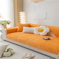 Sofa užvalkalas Nordic sofos pagalvėlė Neslystanti sofos servetėlė L formos sofos apsauginis dėklas Sofos užvalkalas Pliušinis 70x70 beige