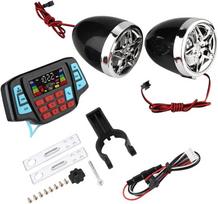 Motorcycle Audio Portable Bluetooth Motorcycle Stereo Speakers Waterproof Motorcycle BT ATV Remote Control Speaker Scooter juoda