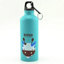 Cute Water Bolttle 500 ML Lovely Animals Creative gift Outdoor Portable Sports Cycling Camping Hiking School Kids Water Bottle 500ML-600ML gray
