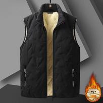 France Elegant Sleeveless Vest Women's Plus Size New Harajuku Style Fashion Vest Jacket High Street Casual Loose Coat Winter 3XL juoda