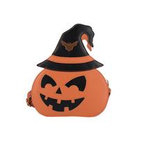 Halloween Pumpkin Purse Sling Bag Crossbody Bags for Women PU Leather Pumpkin Shaped Crossbody Shoulder Bag oranžinė