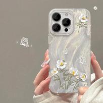 Plunksnų telefono dėklas, skirtas iPhone 11 13 16 Pro Max iPhone 14 15 Pro Max 12 13 Pro Max 16 Samsung S24 FE A55 A05S A54 S22 A15 S23 A12 A52S A34 A05S A14 iPhone 15 Pro Max balta