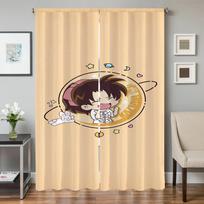 Window Kitchen Curtains for Living Room 2 Pieces Blackout Curtains Door Curtain D-detective C-conan Bedroom Decoration Partition W50xH70cmx2pcs-CL