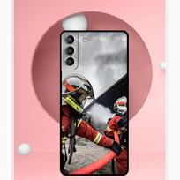 Priešgaisrinės apsaugos herojai Priešgaisrininkas dėklas Samsung Galaxy S22 S23 S24 Ultra Note 20 10 S8 S9 S10 Plus S21 S20 FE minkštas dangtelis Galaxy S10