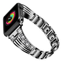 Diamond wrist strap For Apple Watch ultra band 49mm 45mm 41mm 44mm 40mm Strap for iwatch serice 10 9 8 7 6 5 4 3 46mm 42mm iWatch 1-2-3 42mm juoda
