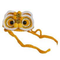 Dog Costume Cute Animal Adjustable Comfortable Universal Cat Decoration Accessories for Chinese New orange