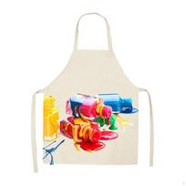 Nail Art Apron Hairstylist Bib Artists Painting Manicurist for Hair Cutting Style B