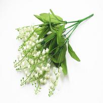 Dirbtinė plastikinė slėnio lelijos gėlės Namų stalo biuras Vestuvių gėlių vakarėlio dekoravimas 1pcs green