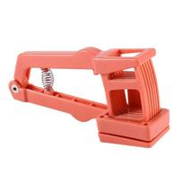 Ginger and garlic slicer Food grade PP material hand press garlic machine Roast garlic mince scutcher Small manual scutcher red