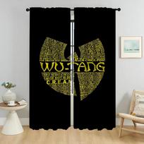 Wu Tang Clans Halloween Decoration Curtains for Living Room Curtain Home Interior Curtains 2 Pieces Shades Partition Kitchen W50xH70cmx2pcs-CL