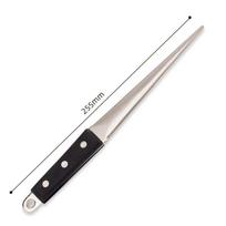 Stainless Steel Kitchen Knife Sharpener Diamond Taper File Cutter Scissors Grinding Curved Knife Sharpener Bar Kitchen Knife Sharpener Stone 1pcs