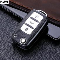 TPU automobilio rakto dėklo dangtelis, skirtas Volkswagen VW Polo Golf Passat Tiguan Beetle Caddy T5 Up Eos Skoda Octavia Seat Leon Altea sidabras