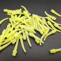 100 vnt./partija Dantų medžiagos Atspaudų maišymo antgaliai Intraoralinis švirkštas Skaidri maišymo galvutė Dantisto produktai yellow