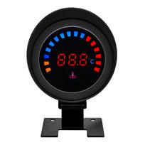 Universalus skaitmeninis vandens temperatūros ekranas, skirtas automobilių valčių motociklų transporto priemonių temperatūros indikatoriaus 52 mm automobilių matuoklių rinkinys black
